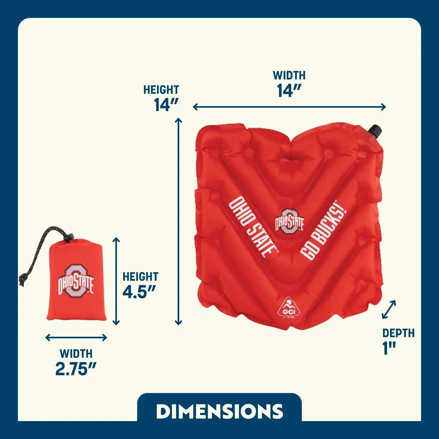 V Seat - Ohio State Buckeyes | Featured Outdoor Choice | Outlandridge A312