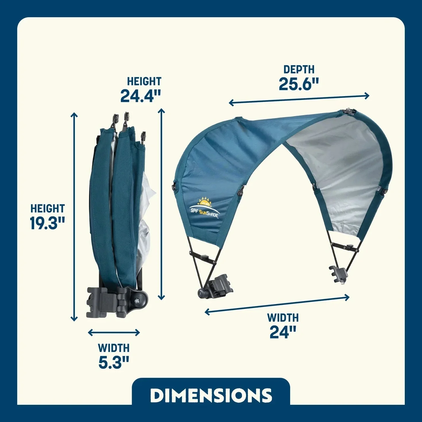 SunShade Accessory - Teal | Featured Outdoor Choice | Outlandridge 1527