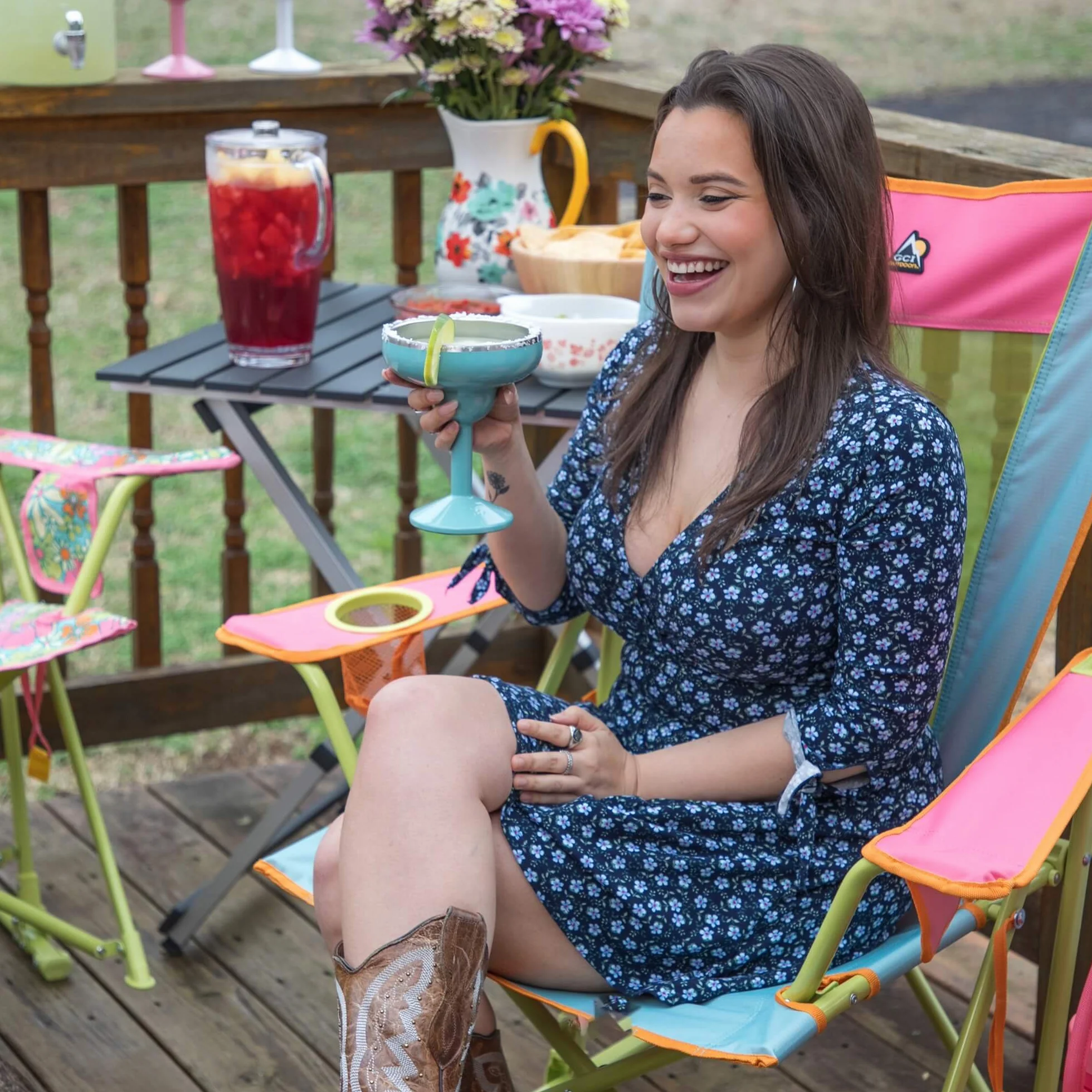 Comfort Pro Rocker - Floral | Outdoor Essential | Outlandridge B728