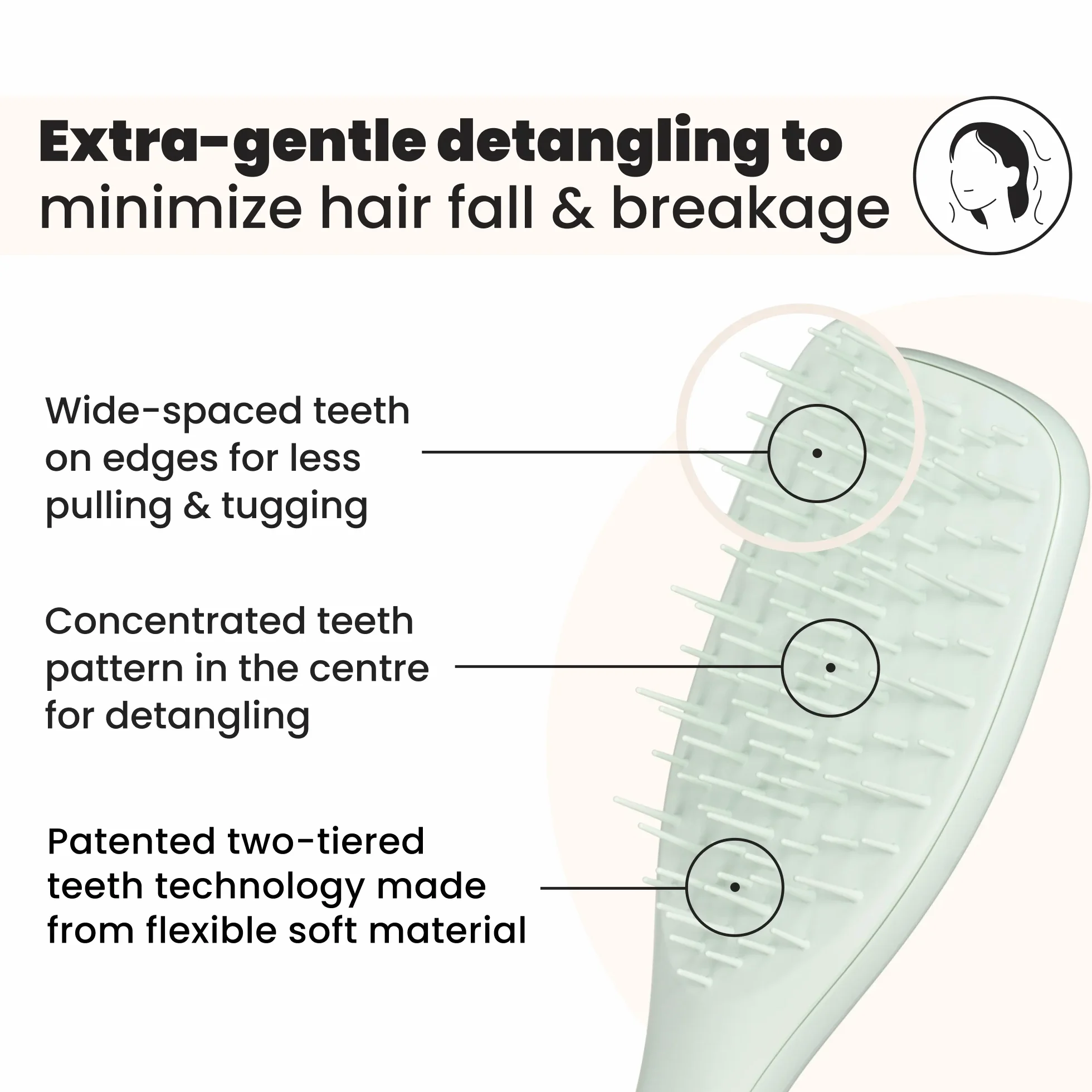The Ultimate Detangler Extra Gentle A9