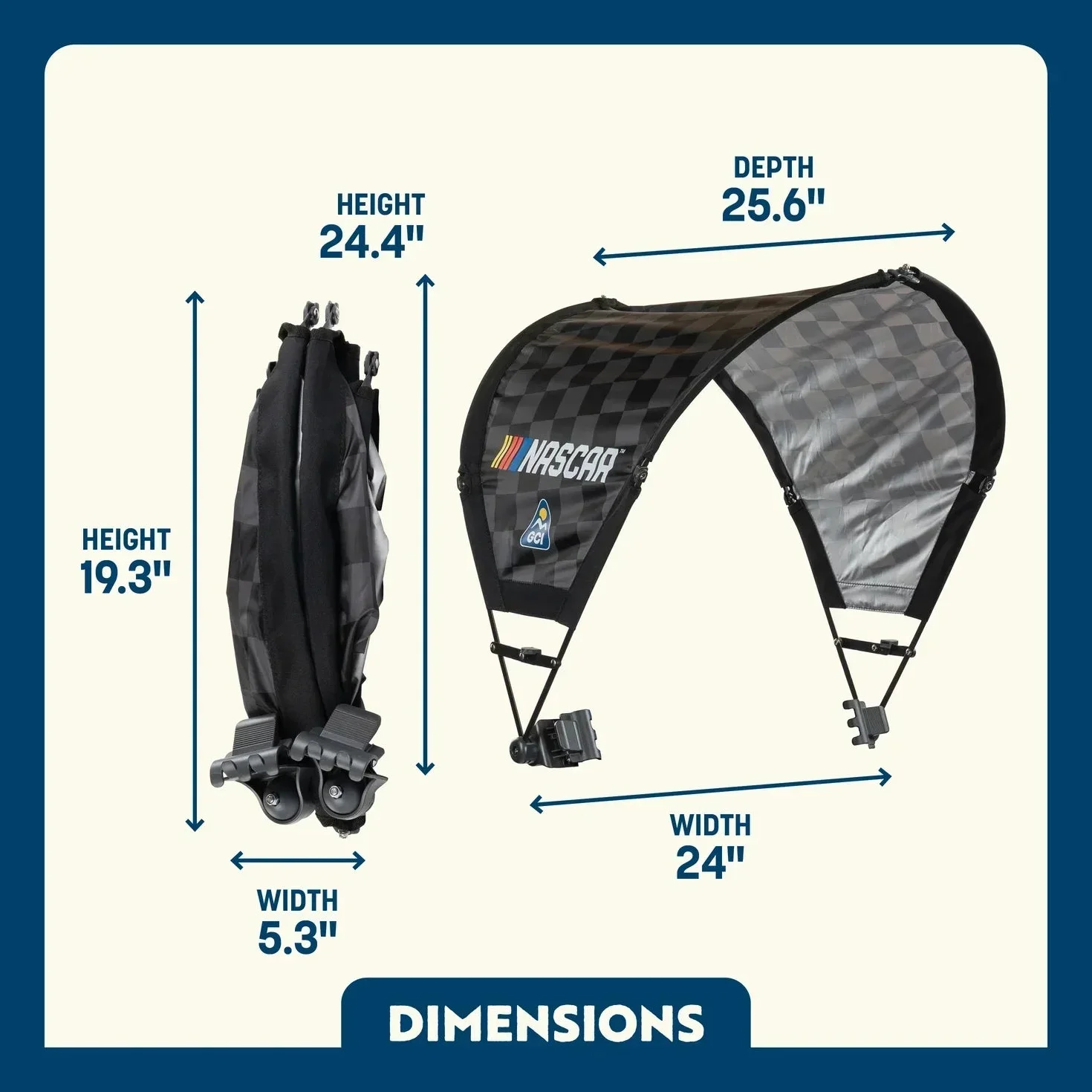 Roadtrip Rocker Bundle - NASCAR Pink | Featured Outdoor Choice | Outlandridge 695B