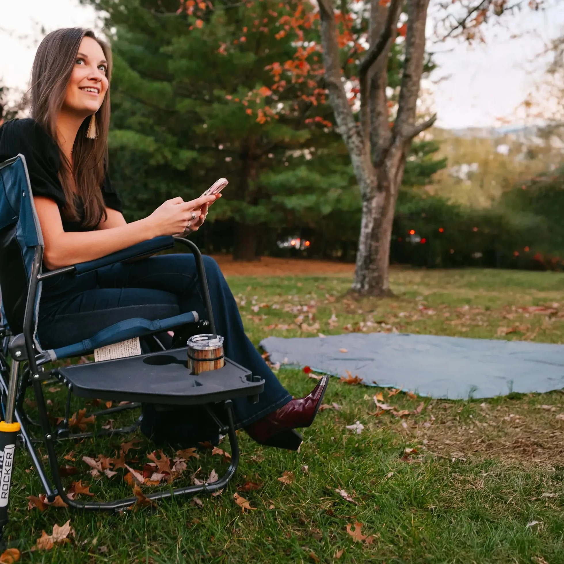 Freestyle Rocker with Side Table | Featured Outdoor Choice | Outlandridge B773