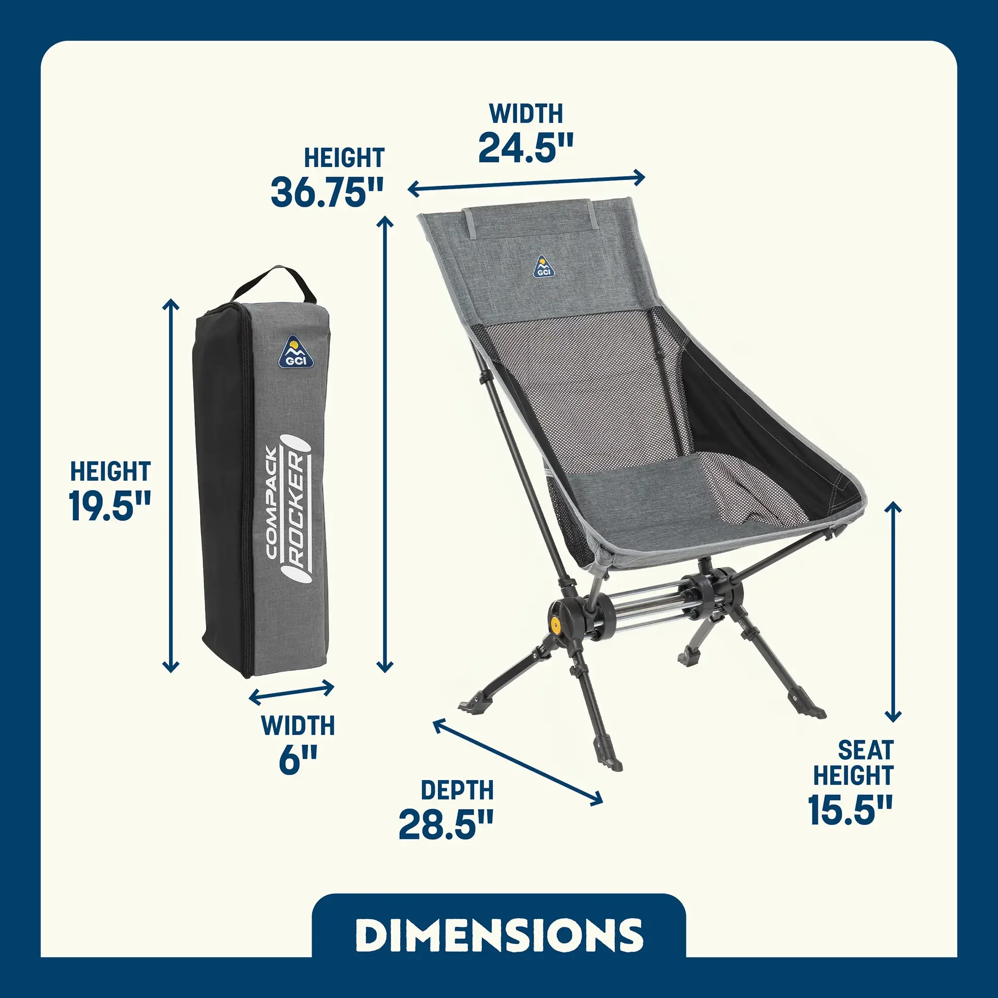 ComPack Rocker | Featured Outdoor Choice | Outlandridge 8D18