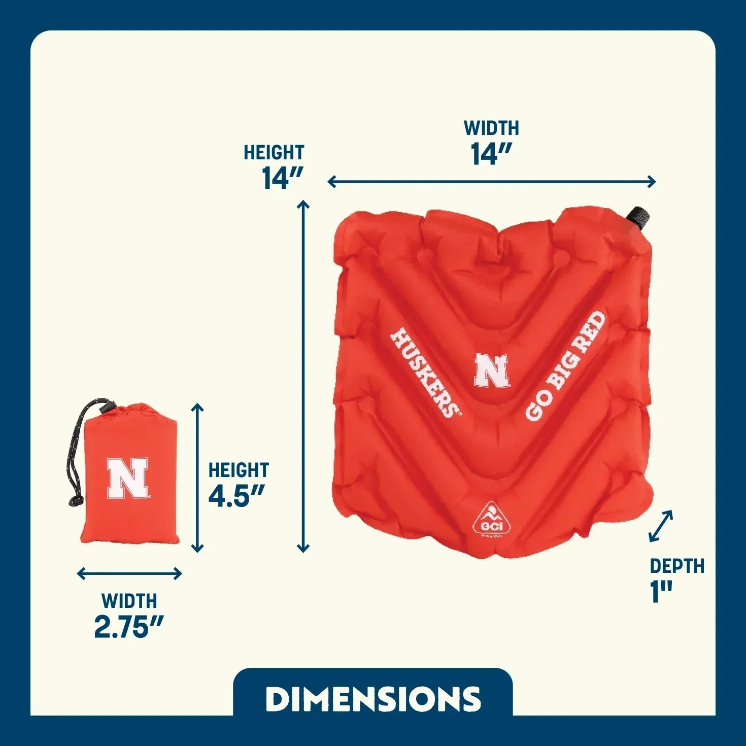 V Seat - Nebraska Cornhuskers | Featured Outdoor Choice | Outlandridge 136E