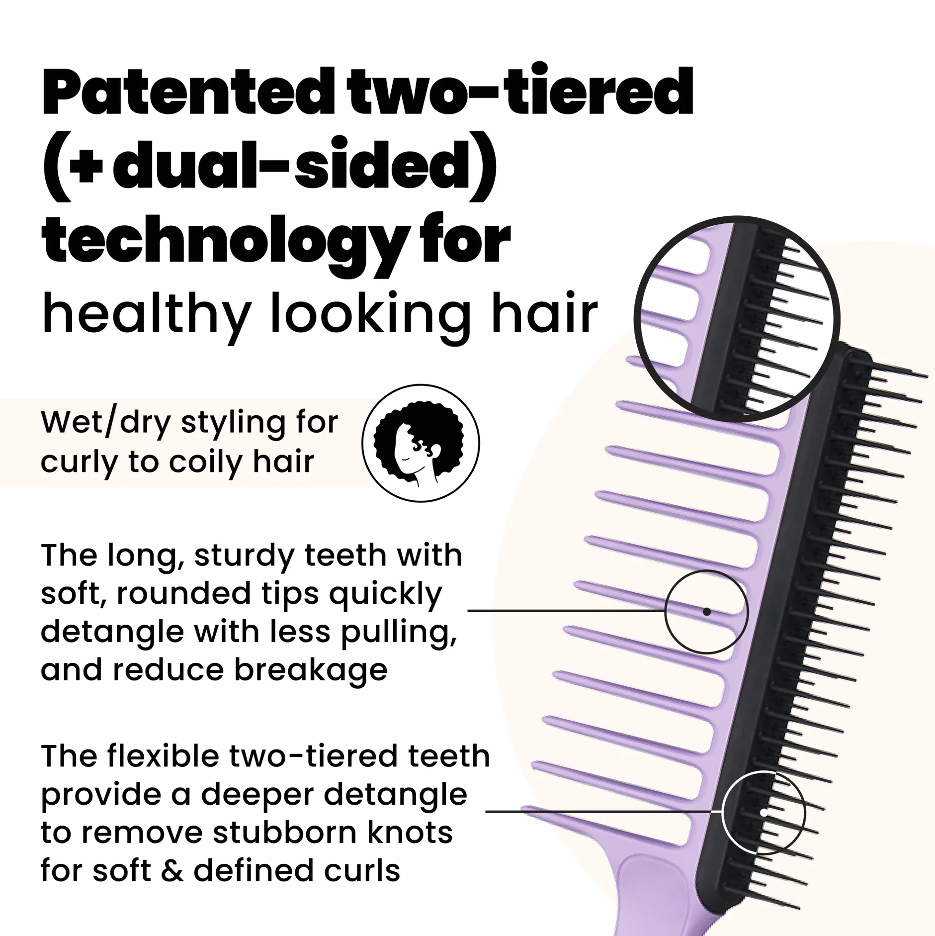 Wide Tooth Comb G7