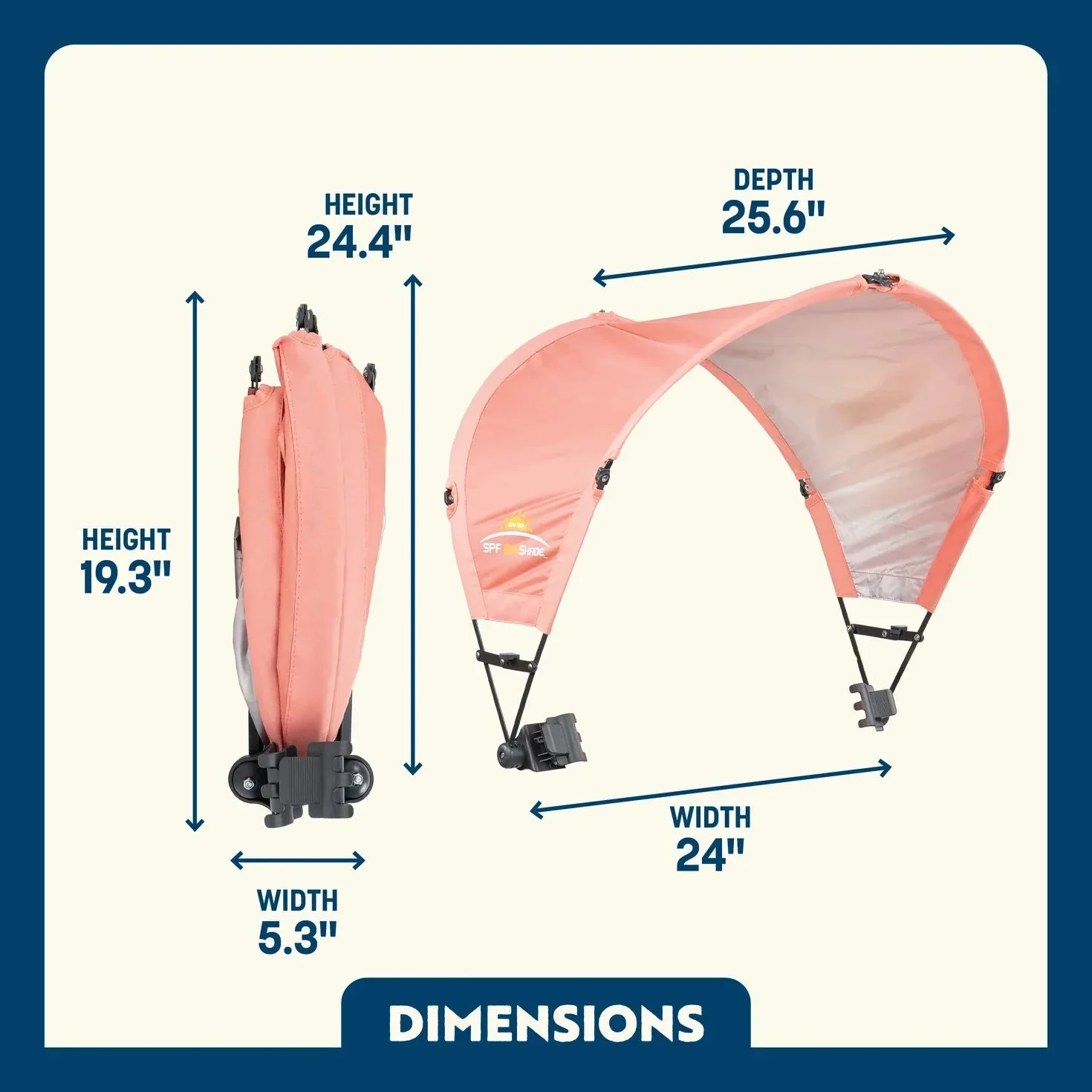 SunShade Accessory - Coral | Featured Outdoor Choice | Outlandridge 8B99