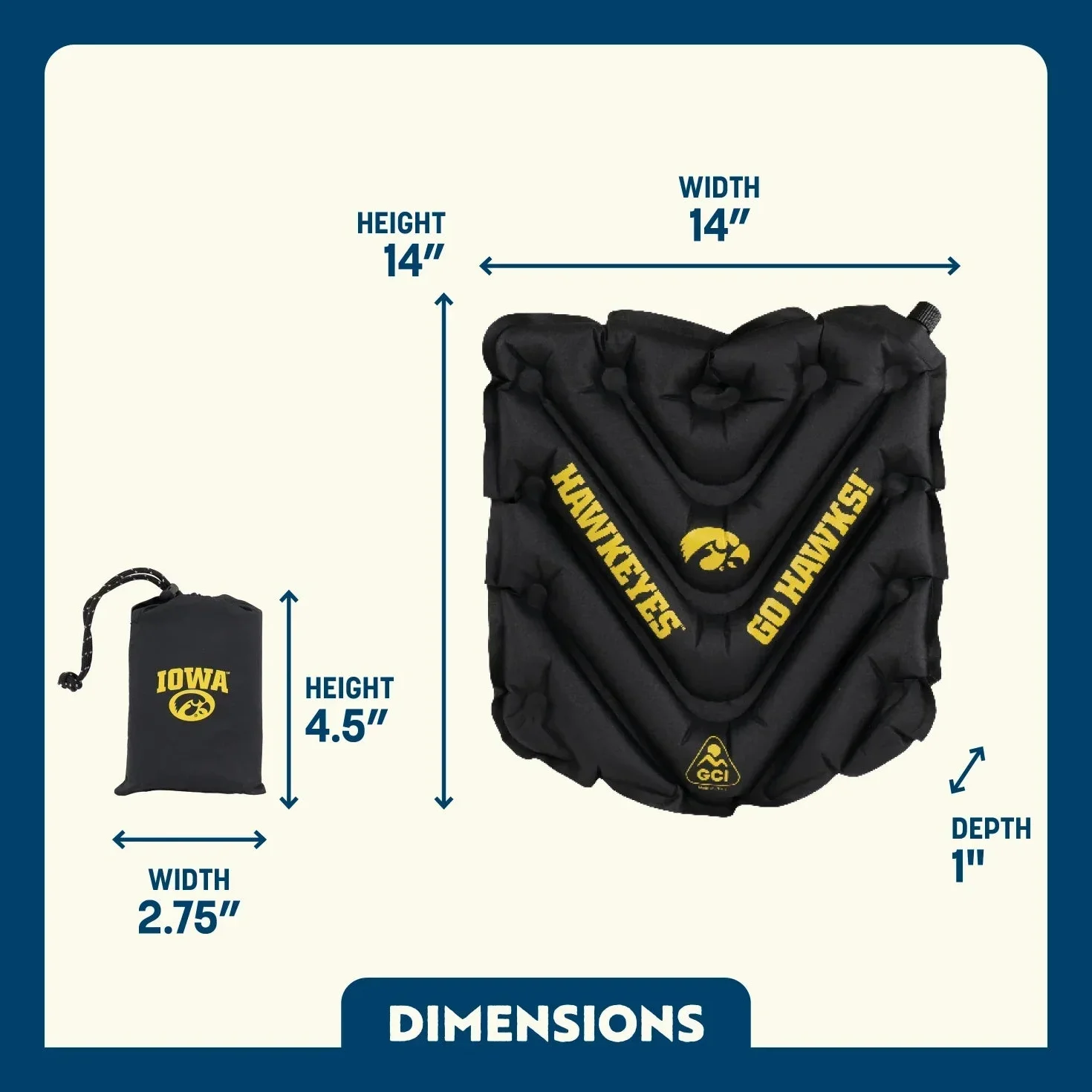 V Seat - Iowa Hawkeyes | Featured Outdoor Choice | Outlandridge FDB0