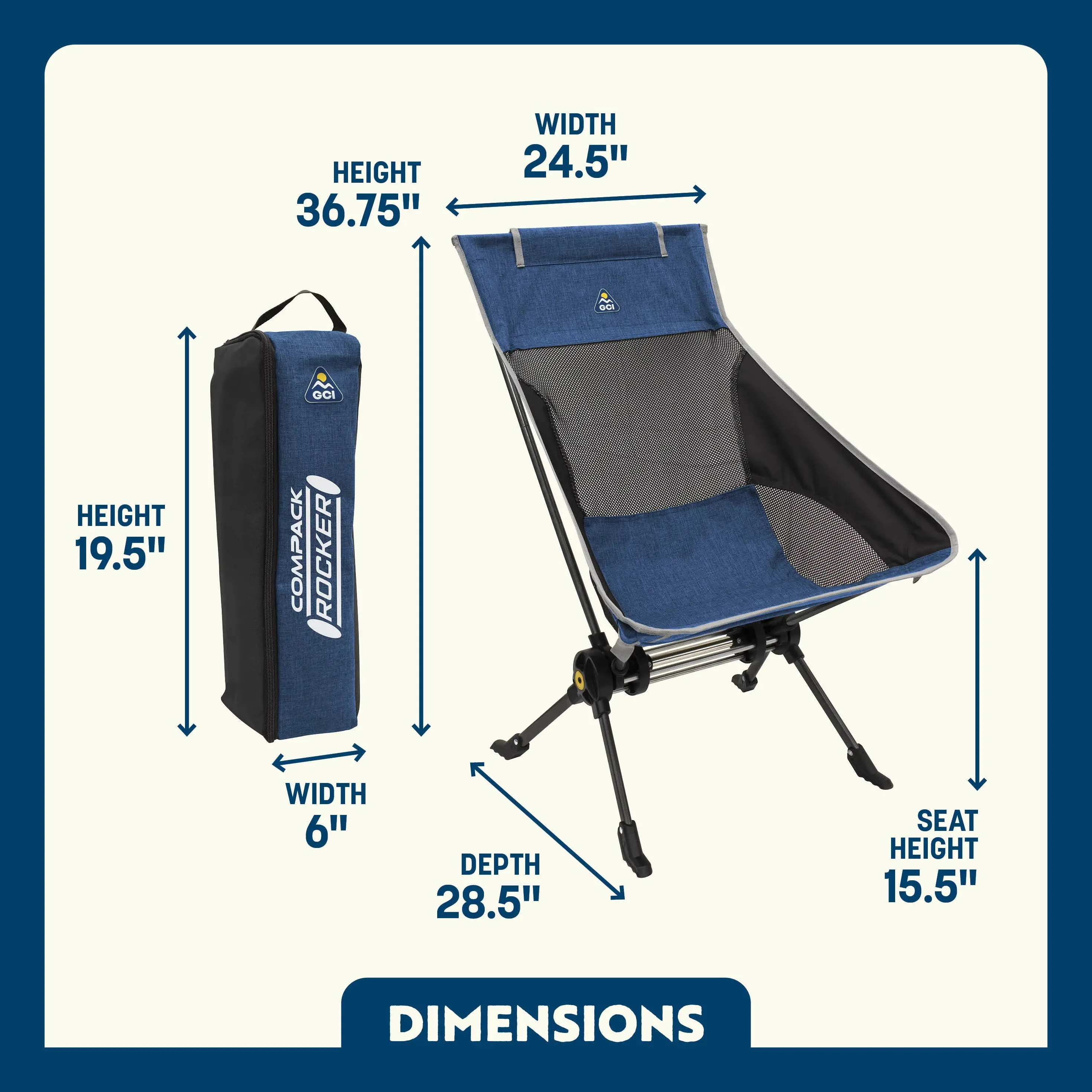 ComPack Rocker | Featured Outdoor Choice | Outlandridge 8D18