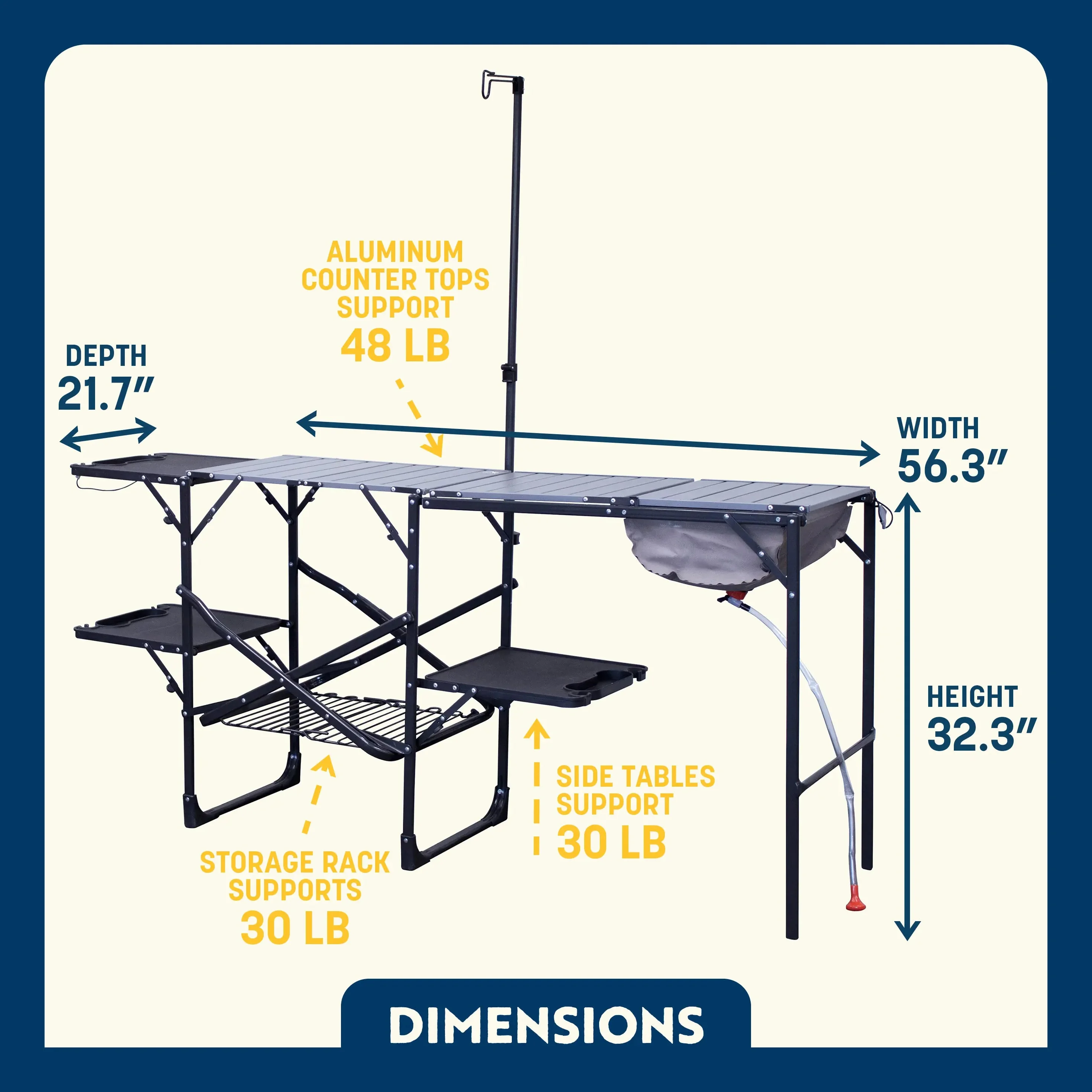 Master Cook Station — Selected for Outdoor Use | Outlandridge 9788