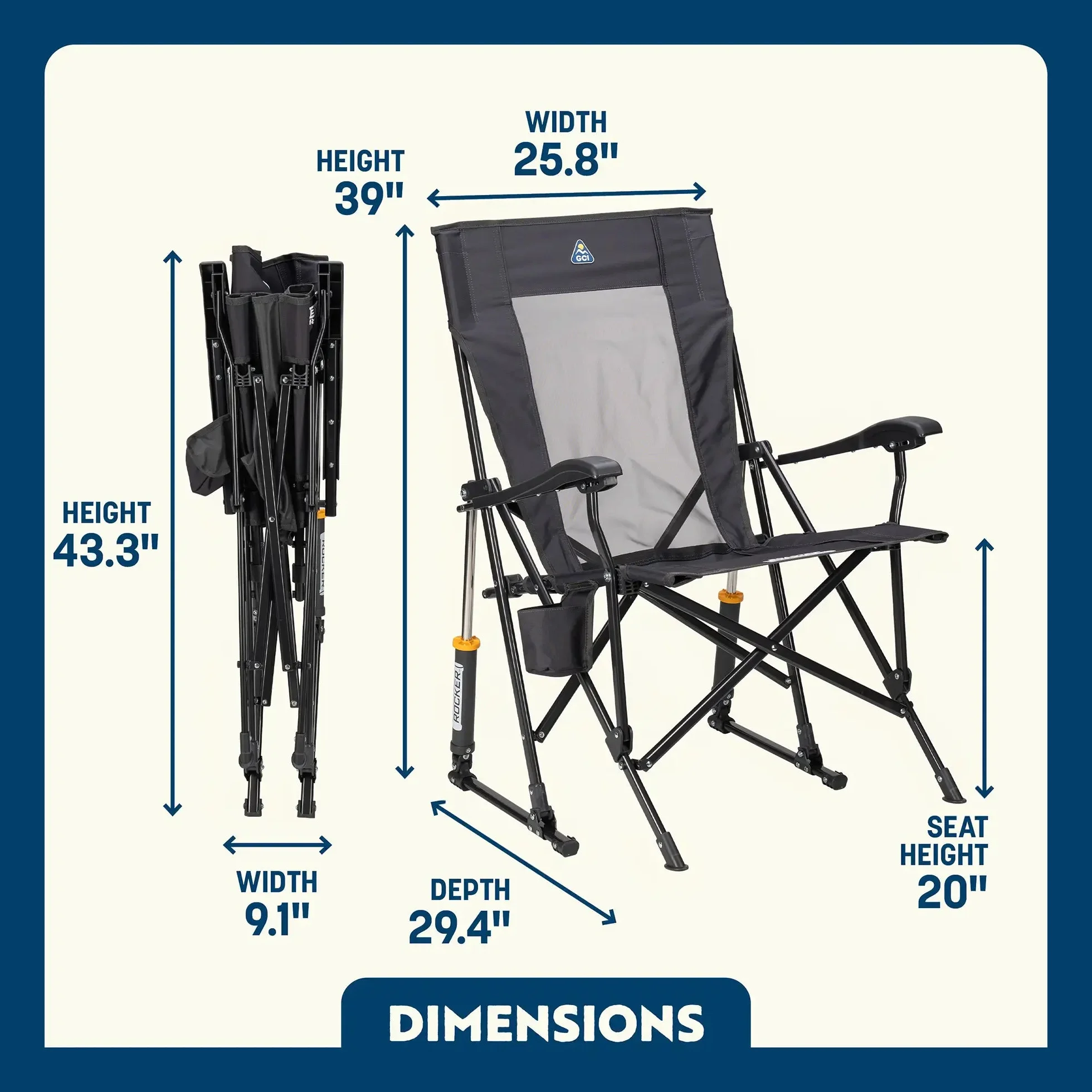 RoadTrip Rocker | Featured Outdoor Choice | Outlandridge CA4A