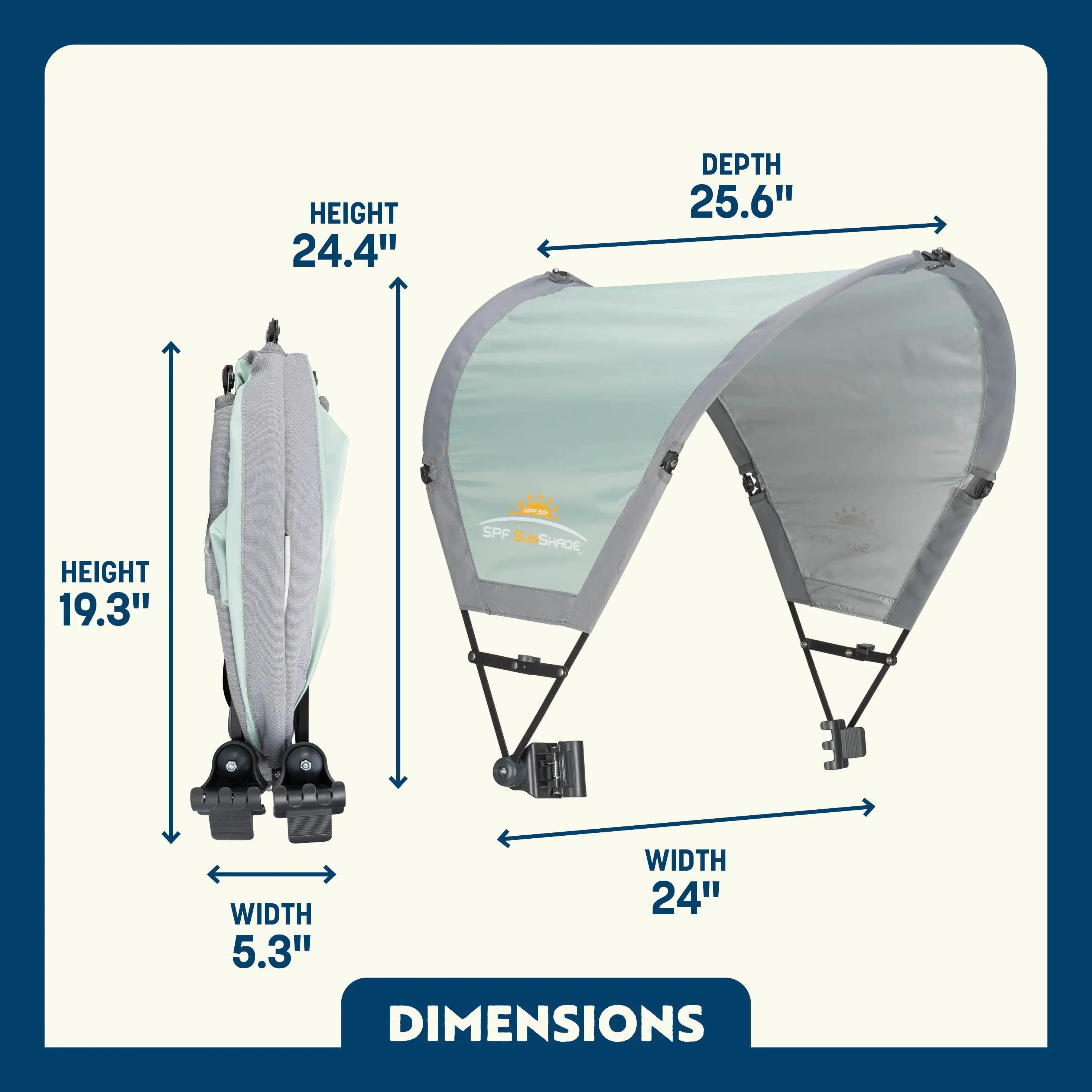 SunShade Accessory - Pastel Green | Featured Outdoor Choice | Outlandridge E838